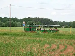 Feldbahn Niederwürschnitz auf dem Weg zur Lehmgrube (2019)