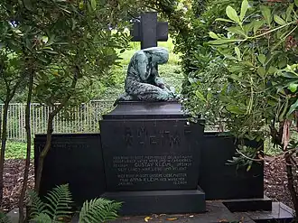 Grabmal Gustav Kleim, Südfriedhof Leipzig