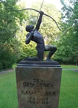 Felix Kupsch, Ehrenmal für die Gefallenen der Flakartillerie, 1933, Berlin