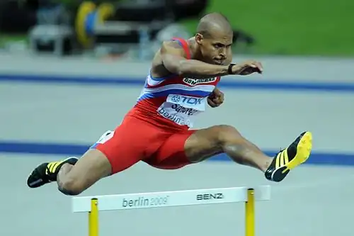 Félix Sánchez, zweifacher Weltmeister (2001/2003) und Olympiasieger von 2004, ging als Vierter diesmal medaillenleer aus