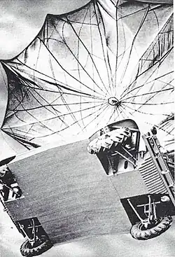 Fallschirmabwurf eines Fend G 600