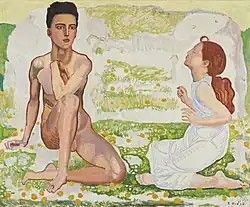 Ferdinand Hodler: Der Frühling (Fassung IV), um 1912, Privatsammlung