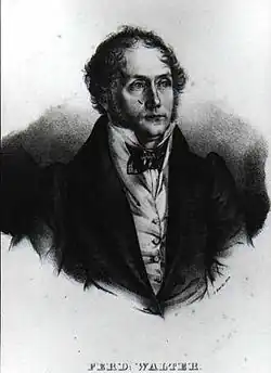 Kreidelithografie Ferdinand Walter. Druck Henry & Cohen, Bonn 1834