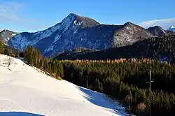 Blick vom Berggasthof Lausegger auf das Ferlacher Horn