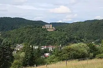 Der Schlossberg vom gegenüberliegenden Altenberg aus (2017)