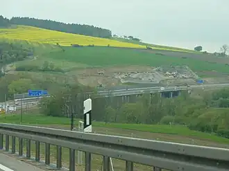 Fertiggestellte Hörseltalbrücke