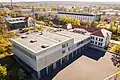 Luftaufnahme der Feuer- und Rettungswache 1 in Dresden-Albertstadt