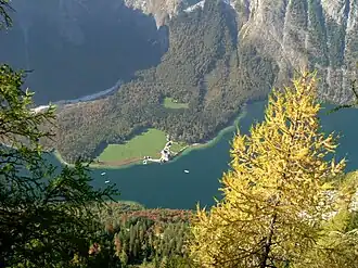 Schwemmfächer am Königssee