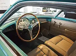 Blick in den Innenraum eines Fiat 8V Supersonic