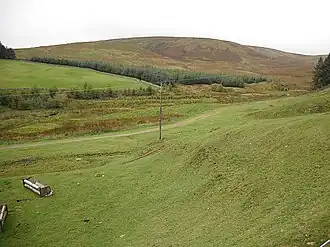 Ostflanke des Byrehope Mount