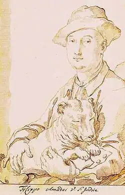 Der 46-jährige Amadei, „Pippo“ genannt, komponierte den 1. Akt