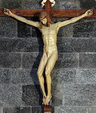 Kruzifix, um 1410, Holz, farbig gefasst, Santa Maria Novella, Florenz