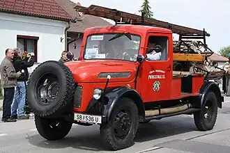 Steyr 1500 LFA Rüstlöschfahrzeug (offen)