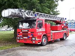 Drehleiter Scania G-Fahrerhaus M-Chassis