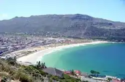 Blick auf Fish Hoek von Elsie’s Peak