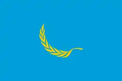 1:2 Variante in Anlehnung an die Flagge der Vereinten Nationen