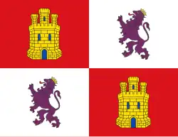 Flagge Kastilien und León