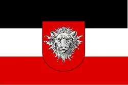 Entwurf für eine geplante Flagge