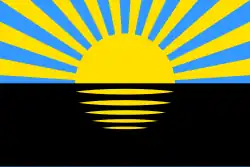 Flagge der Oblast Donezk