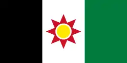 1:2 Flagge des Irak 1959–1963
