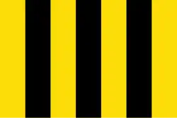 Flagge des Ortes Kruiningen