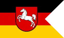 Dienstflagge Niedersachsens zur See
