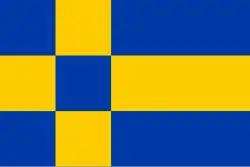 Flagge der Gemeinde Tilburg