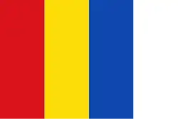 Flagge des Ortes Ubach over Worms