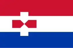 Flagge der Gemeinde Zaanstad