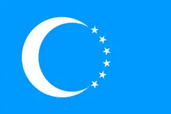 Flagge der Turkmenenfront des Iraks