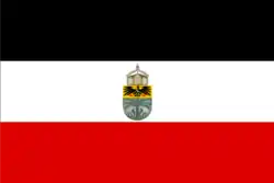 Vorschlag für eine Flagge der deutschen Kolonie Togo (nie realisiert)