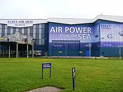 Außenansicht des Fleet Air Arm Museum