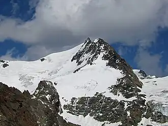 Fletschhorn von Südwesten, vom Jegihorn