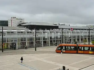 Nördlicher Eingang des Bahnhofs