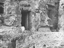 Flinders Petrie in Gizeh (um 1880)