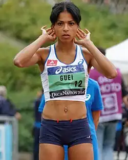 Floria Gueï – ausgeschieden als Vierte in 51,30 s