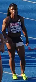 Floriane Gnafoua kam auf den siebten Platz