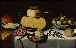 Floris van Schooten Stillleben mit Käse, Von der Heydt-Museum, Wuppertal