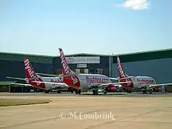 FlyAfrica B737-55S's Z-FAA, ZS-TFJ and Z-FAB