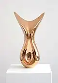 Flying bottle BRONZE HAND-POLISHED (2008)