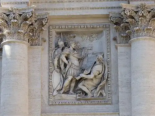 Agrippa befiehlt den Bau des Aquädukts