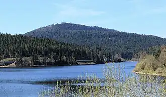 Der Seekopf von der Schwarzenbachtalsperre gesehen