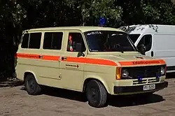 SanGrKW des ersten Beschaffungsloses 1982 mit Benzinmotor