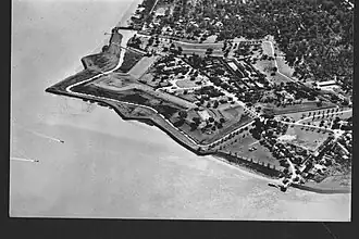 Luftfoto Fort Nieuw Amsterdam 1966