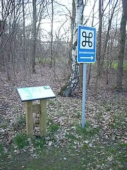 Hinweis auf die Jernalderkældrene