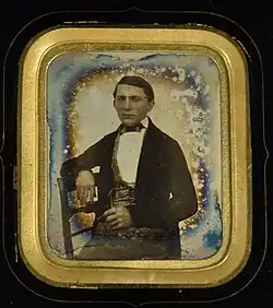 Der spätere Pappenfabrikant Julius Reinhard Wintermann im Alter von 20 Jahren.