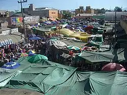 Blick über den Mercado de la Merced