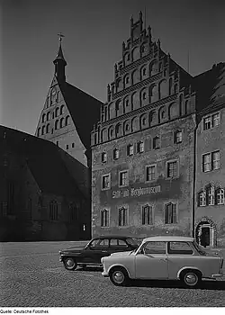 Zu Produktionsbeginn waren die Formen des Trabant 601 durchaus modern (hier 1964 in Freiberg)