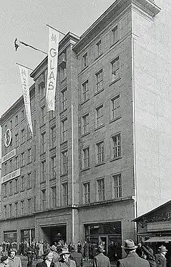 Tagansicht des Messehofs