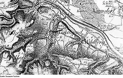 Constappel auf einer Karte aus dem 19. Jahrhundert